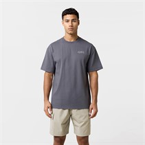 Closure London Mens Studio T-Shirt And Pocket Shorts Set Charcoal/Stone