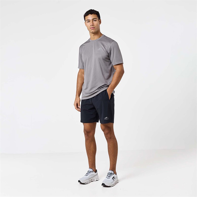 Closure London Mens Core Tech T-Shirt Mid Grey