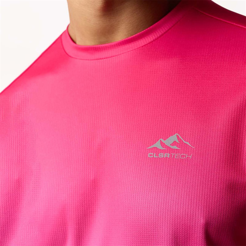 Closure London Mens Gradient Print Twinset Pink/Charcoal