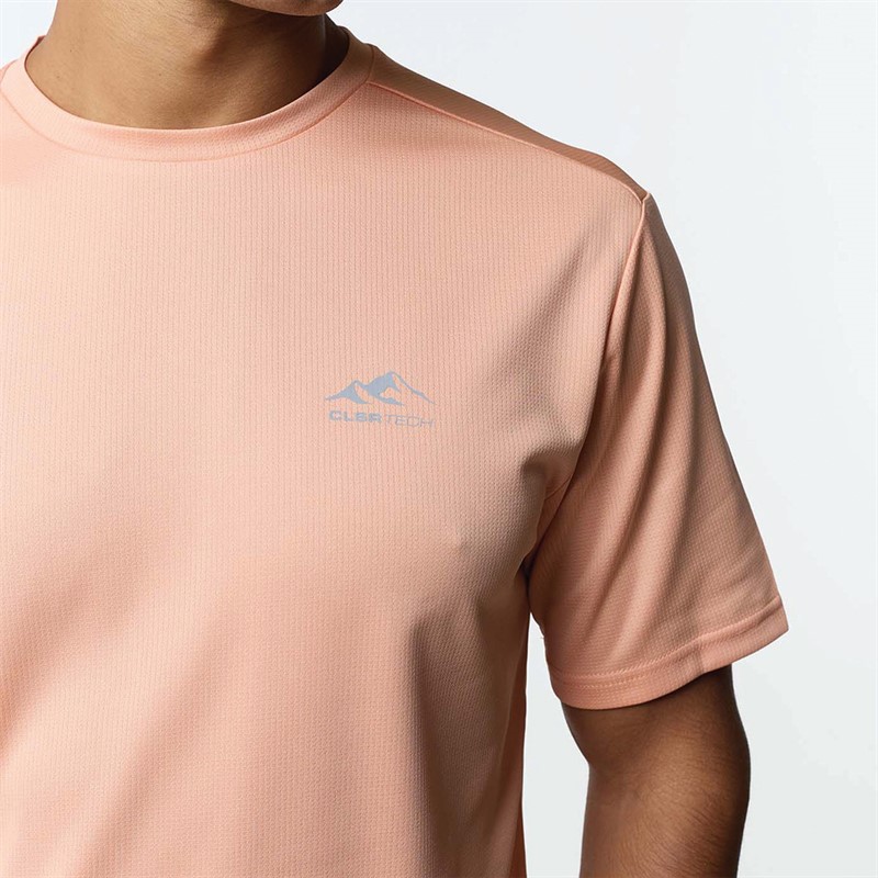 Closure London Mens Contrast Zip Tri Set Charcoal/Peach