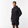 Closure London Mens Contrast Zip Tri Set Black/Corel Red
