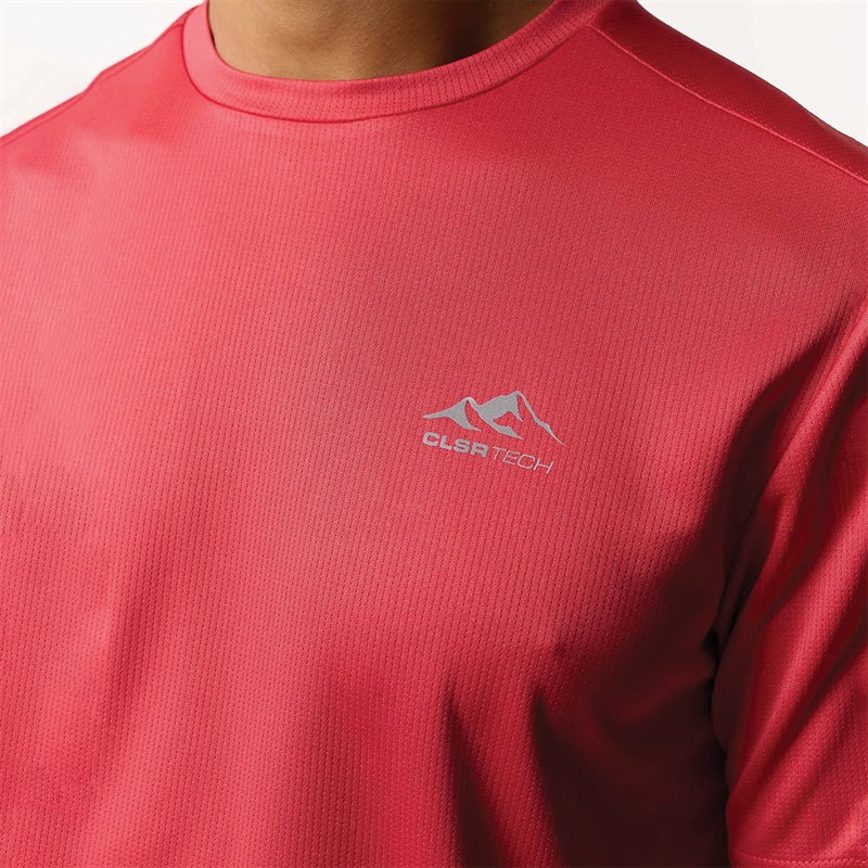 Closure London Mens Contrast Zip Tri Set Black/Corel Red