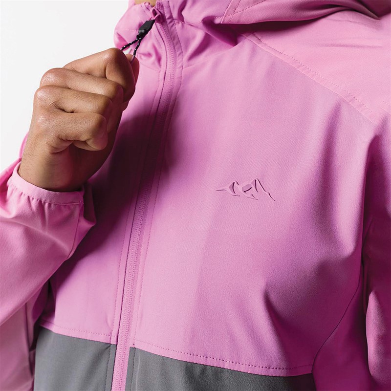 Closure London Mens Tech Tracksuit Charcoal/Pink