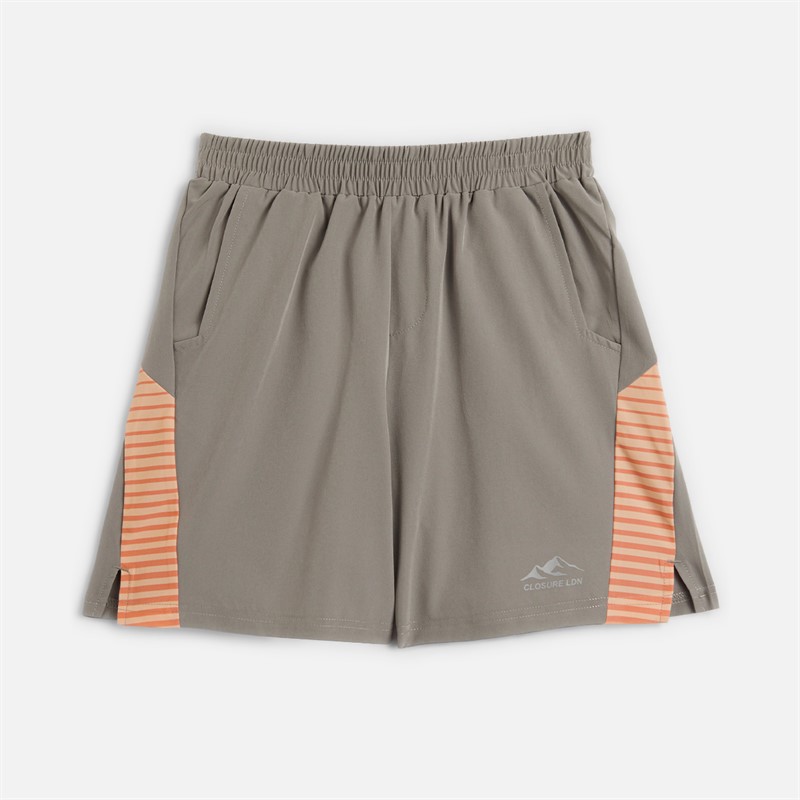Closure London Boys Gradient Print Set Coral/Mid Grey