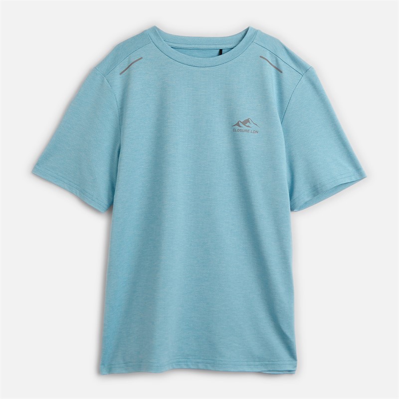 Closure London Boys Space Dye Training Co-Ord Set Sky Blue/Navy