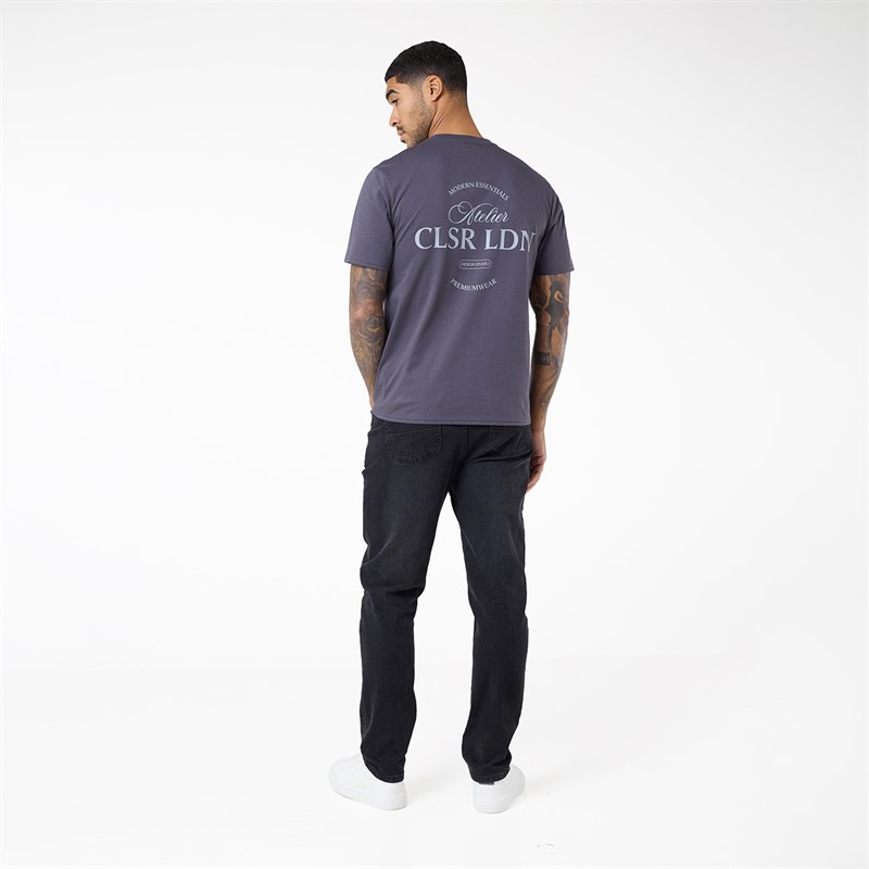 Closure London Mens Atelier Essentials T-Shirt Charcoal