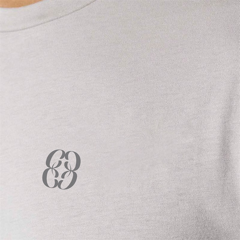 Closure London Mens Emblem T-Shirt Stone