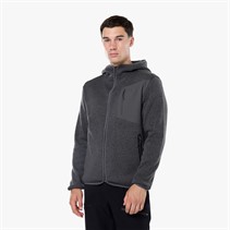 Closure London Mens Tech Knit Zip Through Jacket Slate Grey