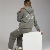Closure London Womens Athletic Dept Open Hem Tracksuit Dark Olive