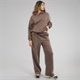Closure London Womens Core Open Hem Tracksuit Mocha