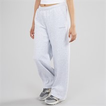 Closure London Womens Core Open Hem Joggers Light Grey Marl
