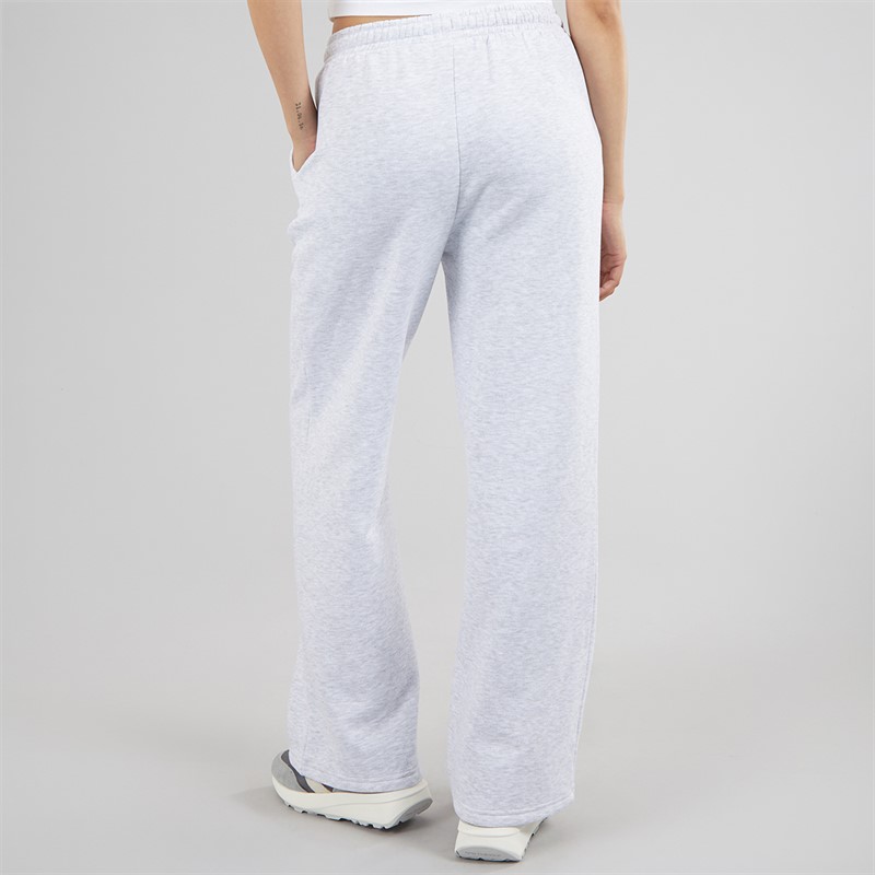 Closure London Womens Core Open Hem Joggers Light Grey Marl