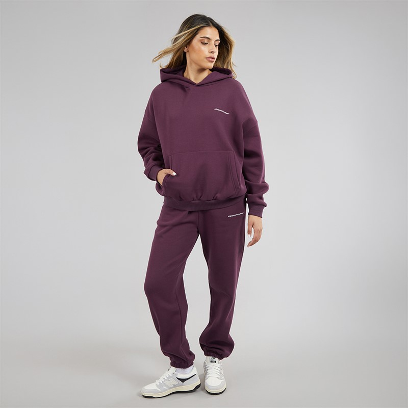 Closure London Womens Core Tracksuit Plum/White