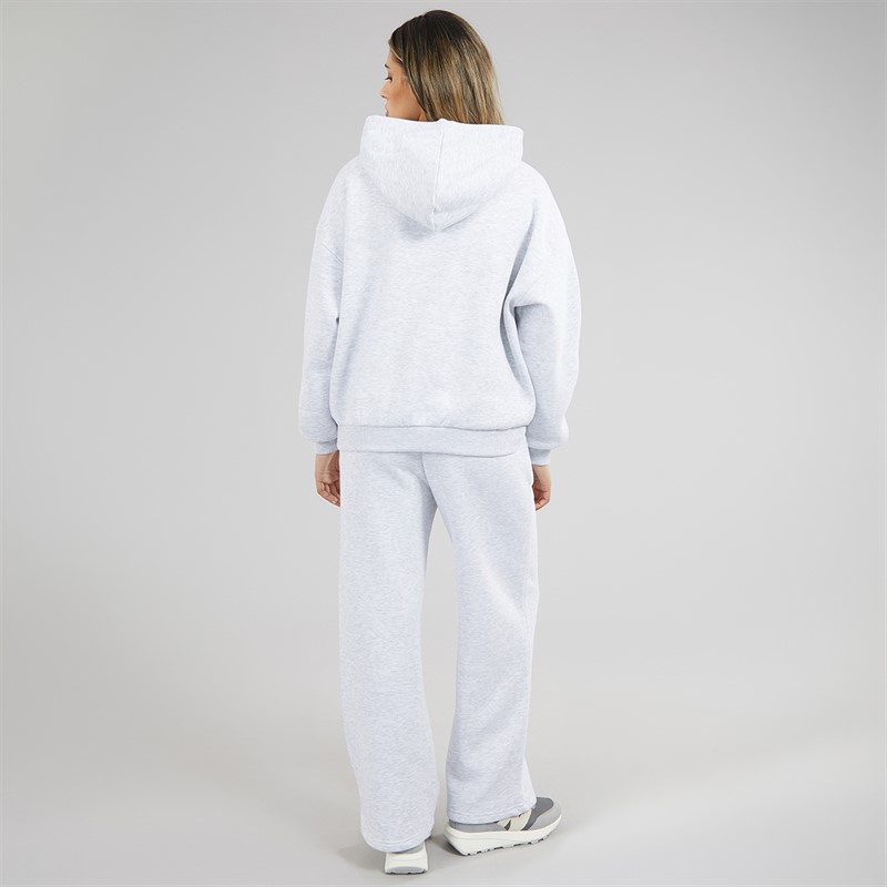 Closure London Womens Core Open Hem Tracksuit Marl/Hot Pink Light Grey