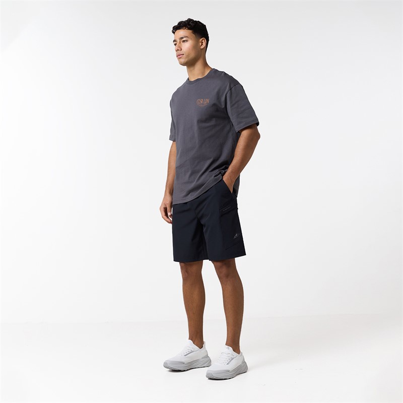 Closure London Mens Relaxed Fallen Angel T-Shirt Charcoal