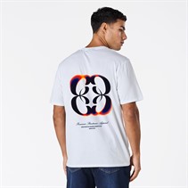 Closure London Mens Closure Relaxed Heat Map T-Shirt White