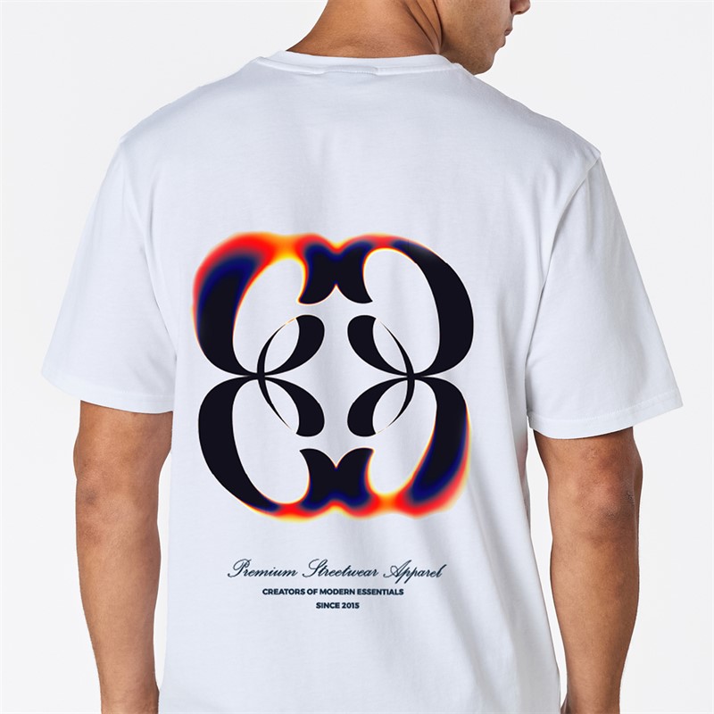 Closure London Mens Closure Relaxed Heat Map T-Shirt White