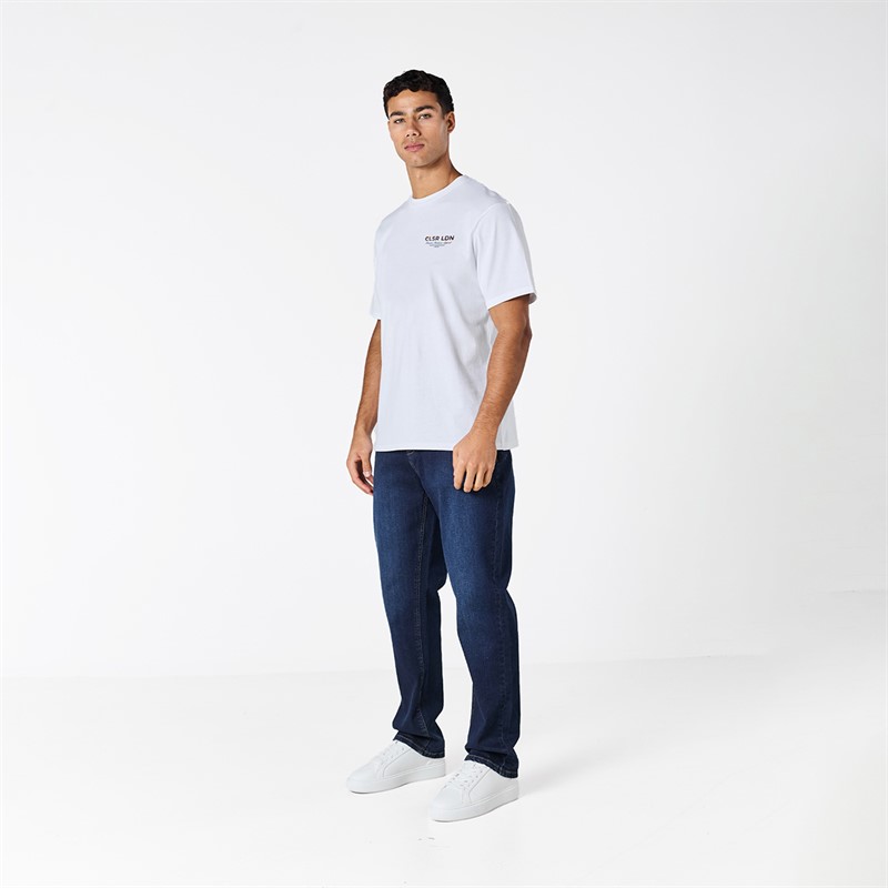 Closure London Mens Closure Relaxed Heat Map T-Shirt White