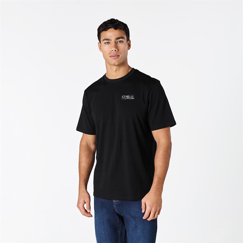 Closure London Mens Closure Relaxed Studio T-Shirt Black
