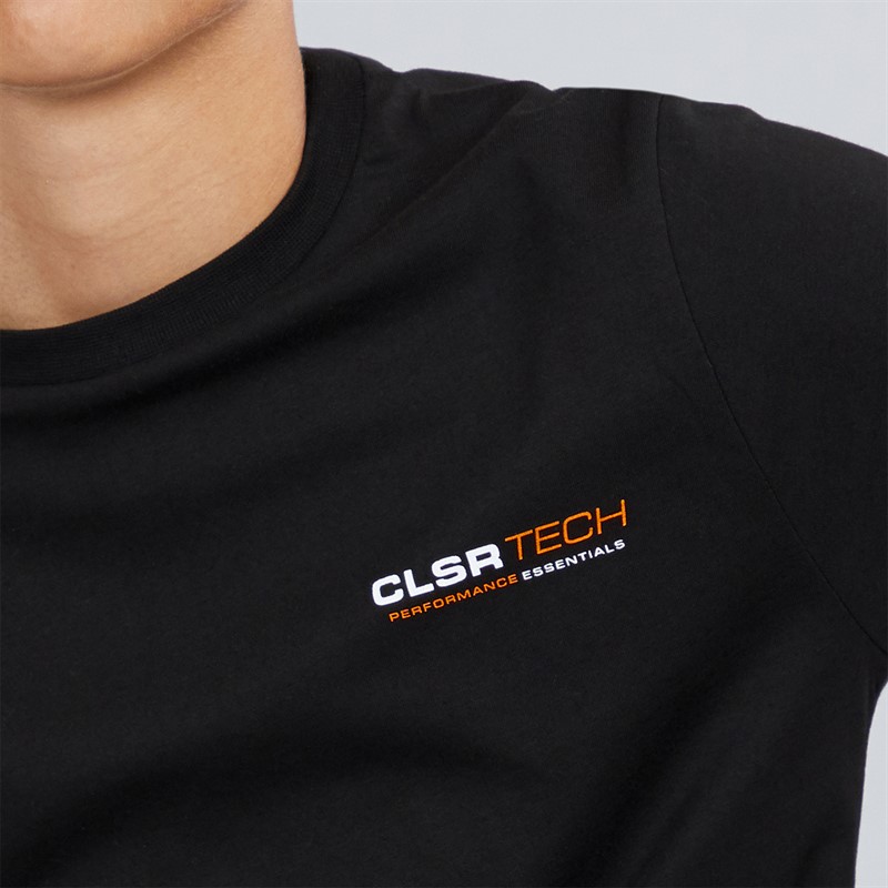 Closure London Boys Tech Mountain T-Shirt And Shorts Set Black