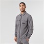 Closure London Mens Utility Overshirt Charcoal 005