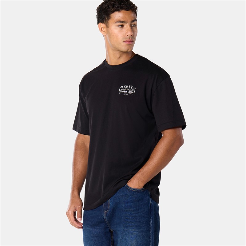 Closure London Mens Relaxed Fruit T-Shirt Black