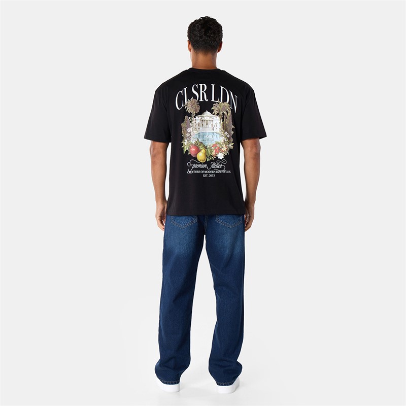 Closure London Mens Relaxed Fruit T-Shirt Black