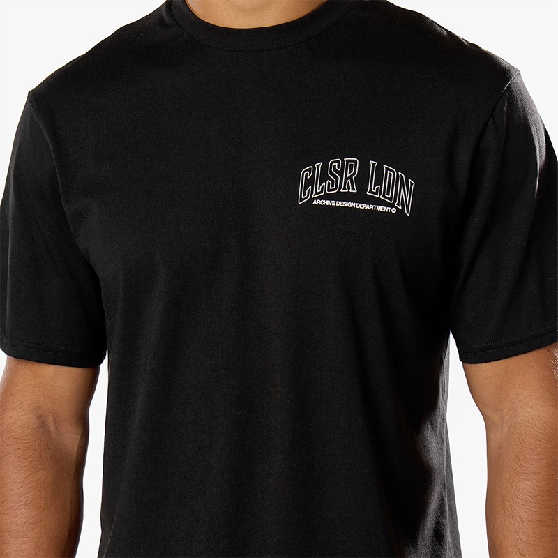 Closure London Mens Graffiti T-Shirt Black