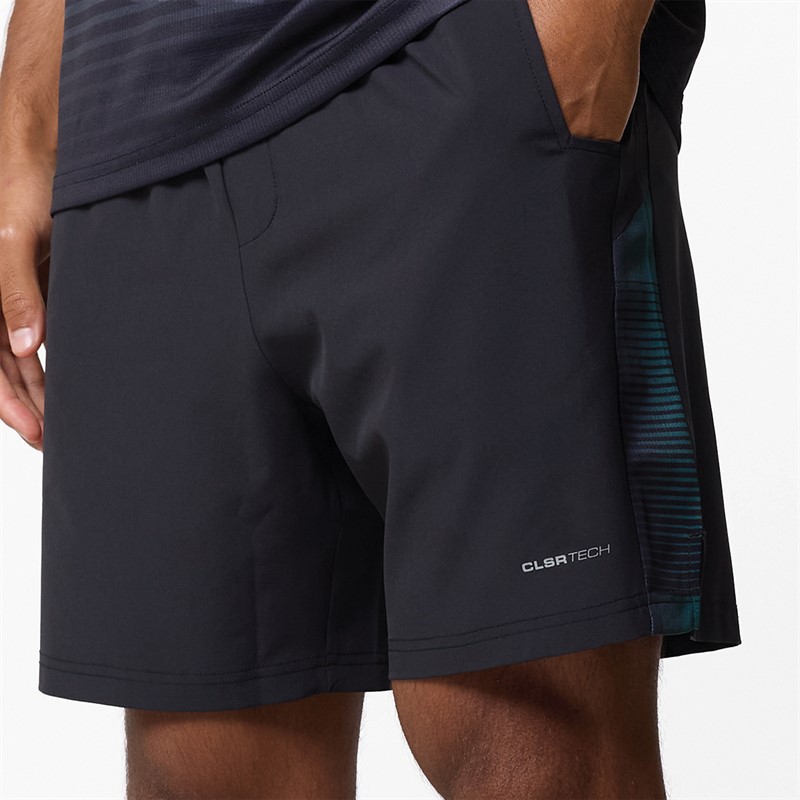 Closure London Mens Gradient T-Shirt And Shorts Set Teal/Black