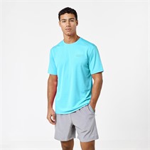 Closure London Mens Poly T-Shirt And Shorts Set Aqua/Grey