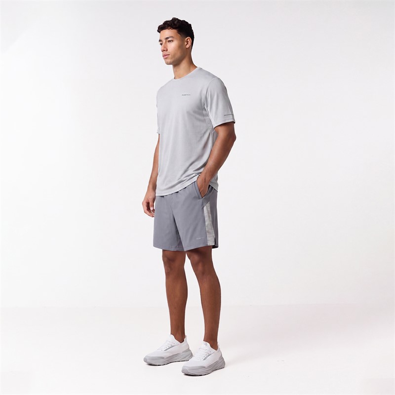 Closure London Mens Space Dyet T-Shirt And Shorts Set Ice Grey