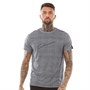 Closure London Herren Panelled ered Script T-Shirt Schwarz kariert