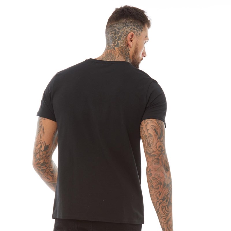 Closure London Tee-Shirt Rock Script Homme Noir