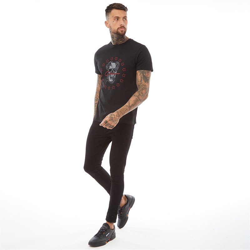 Closure London Tee-Shirt Rock Script Homme Noir