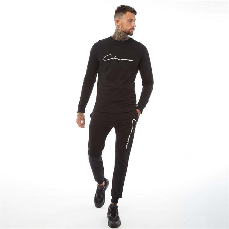 mens crew neck tracksuit