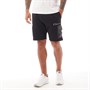 Closure London Mens Contrast Fabric Utility Shorts Black