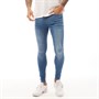 Closure London Herren Non-Ripped Skinny Jeans Mittelblau