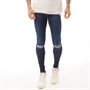 Closure London Heren Ripped Skinny Jeans Indigo