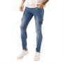 Closure London Heren Cargo Skinny Jeans Blauw