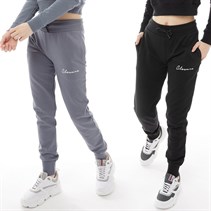 Closure London Junior GirLong Sleeve Two Pack Joggers Black/Grisaille Grey