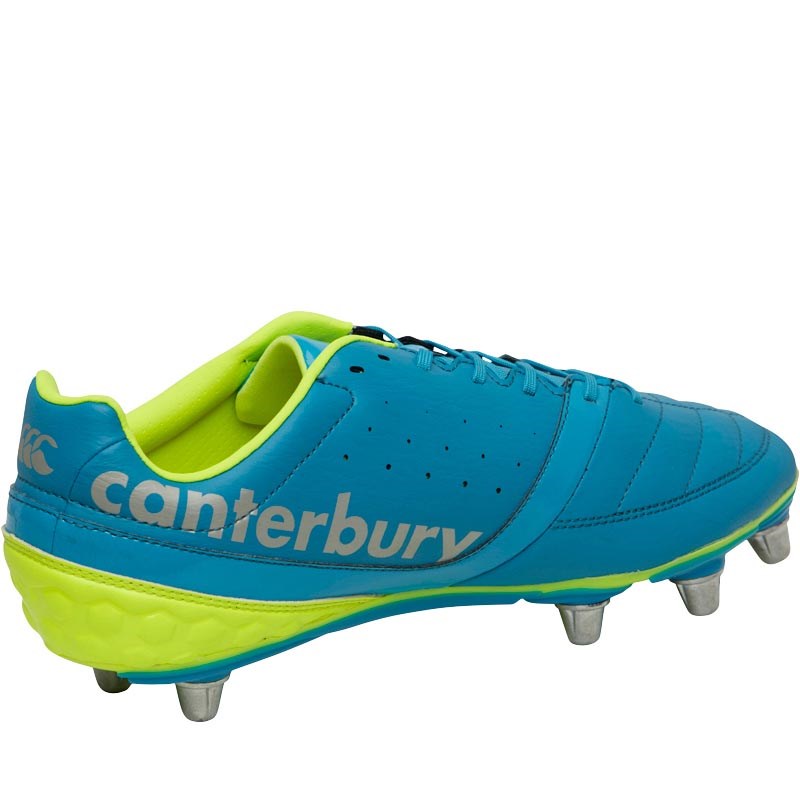 Buy Canterbury Mens Phoenix Club 8 Stud SG Rugby Boots Atomic Blue
