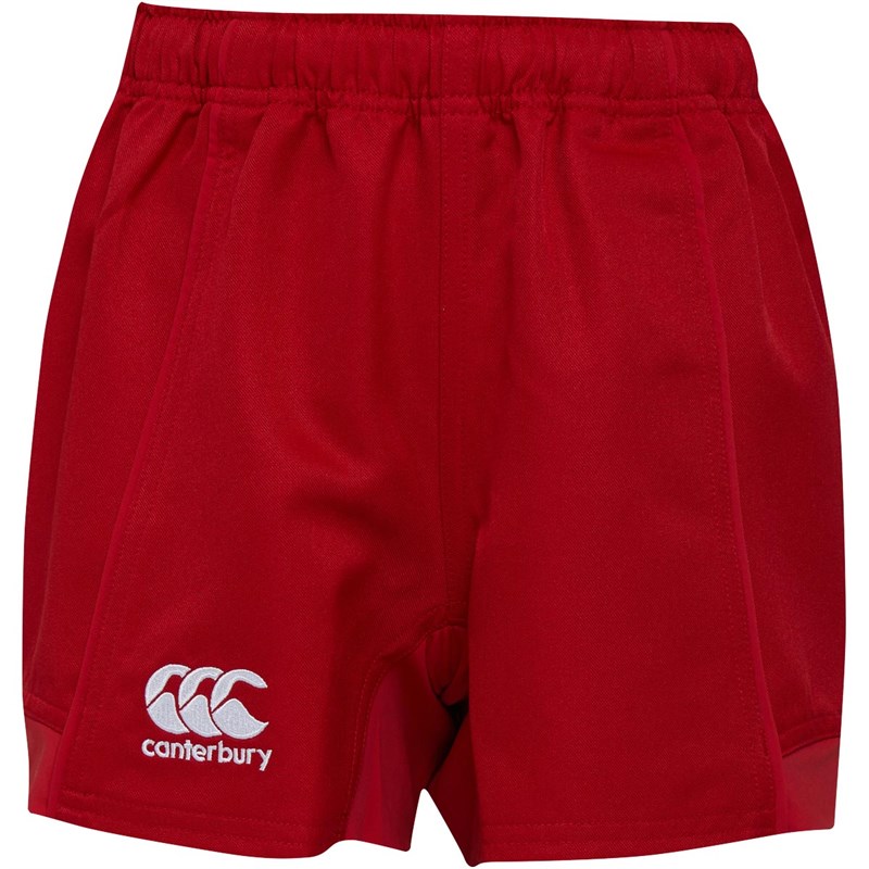 Buy Canterbury Boys Advantage Shorts Flag Red