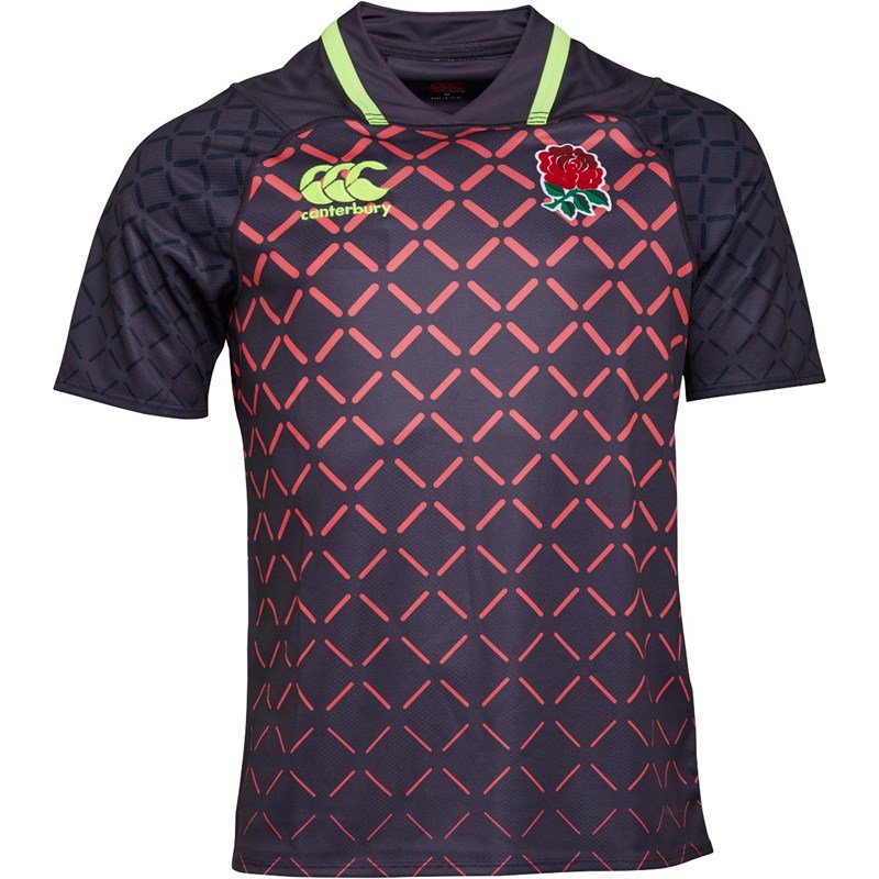Buy Canterbury Mens England Rugby 7S VapoDri Alternate Pro Jersey Nine Iron