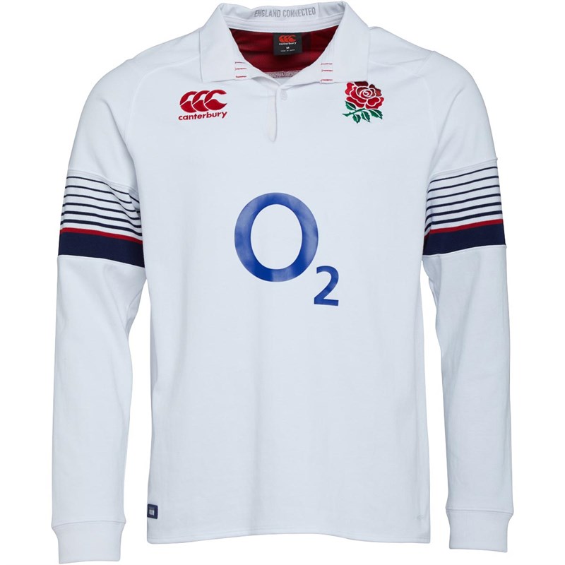 Buy Canterbury Mens England Rugby VapoDri Long Sleeve Home Classic