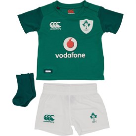 ireland rugby baby sleepsuit