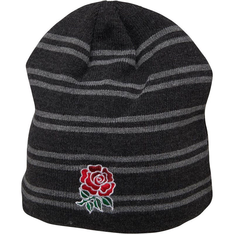 Buy Canterbury Mens England Rugby Fleece Beanie Hat Vanta Black Marl