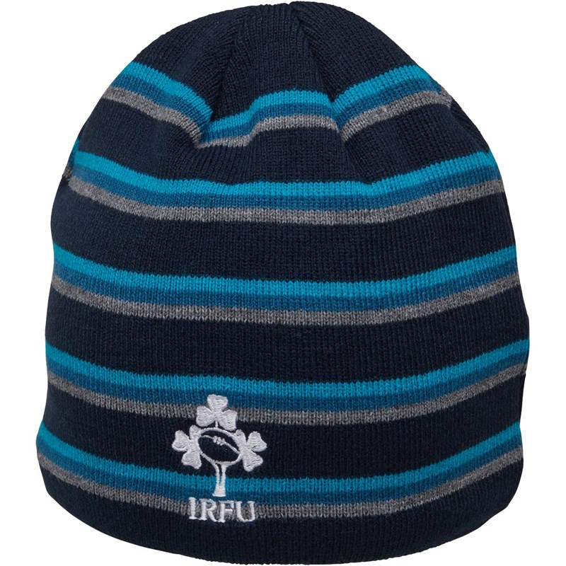 Buy Canterbury Mens Ireland Rugby Fleece Beanie Hat Navy Blazer