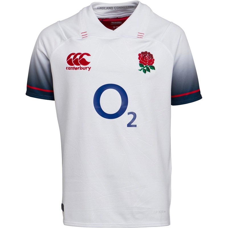 Canterbury of New Zealand Kids Ireland 19//20 Vapodri Home PRO Rugby Jersey