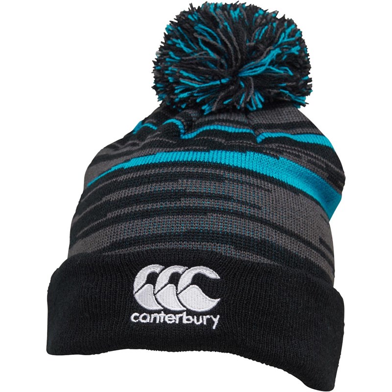 Buy Canterbury Ospreys Rugby Acrylic Bobble Hat Anthracite
