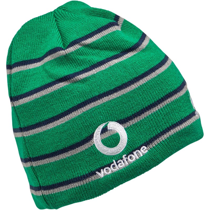 Buy Canterbury Mens Ireland Rugby Acrylic Fleece Lined Beanie Bosphorous